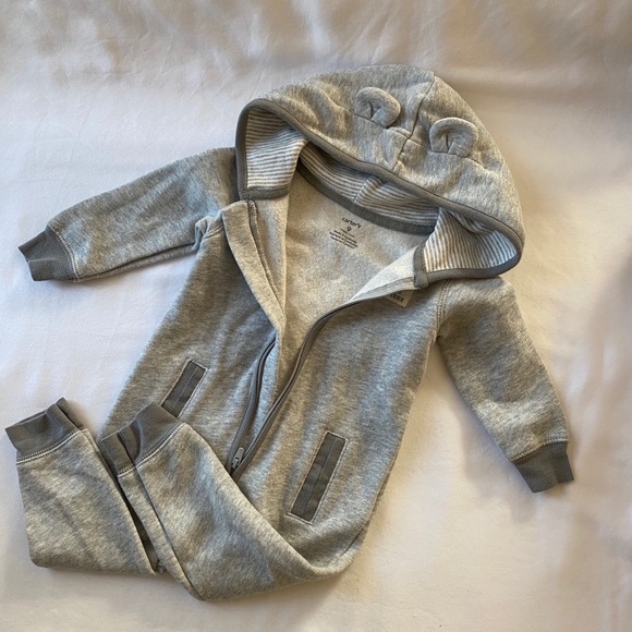 CARTERS BABY COVERALL WITH PUPPY FACE - Picture 1 of 4